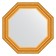 Mirror in the baguette frame, aged gold 67 mm, 52.6x52.6 cm