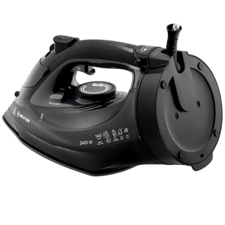 Iron Brayer 4015BR, 2400 W, ceramic sole, 25 g/min, 300 ml, black-1
