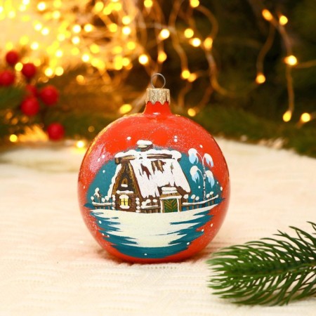 Ball "House" 9.5 cm mix-7