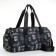 Sports bag with a zipper, shoe department, 2 outer pockets, long belt, black color