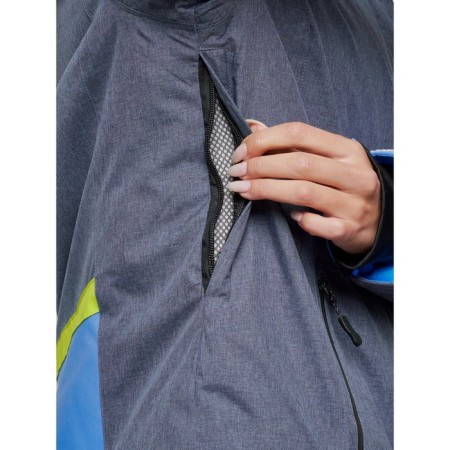 Ski jacket female winter, size 52, blue color-9