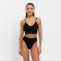 Female set (top, panties) Black color, size 42-44