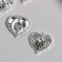 Decor for creativity Metal "Wings Angel" silver 2.2x2.1 cm