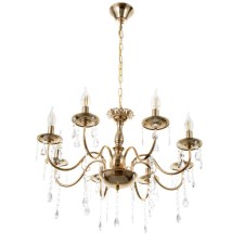 Maldiva chandelier 8he14 40w gold 62x62x32-82cm Bayerlux