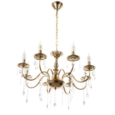 Maldiva chandelier 8he14 40w gold 62x62x32-82cm Bayerlux