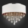Ceiling lamp ST LUCE. SL1350.502.06. Lacchia. 6x40 watts, E14, 50x50x42.5 cm, chromium color