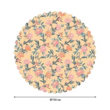The tablecloth “Flower weaving”, round, Saten, d = 150 cm