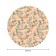 The tablecloth “Flower weaving”, round, Saten, d = 150 cm
