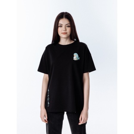 T-shirt unisex, size 48-50, black color
