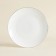 Sl Home “Cascon” plates, d = 20 cm, set 2 pcs, bone porcelain, white