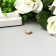 Decor for creativity plastic "Crystal flower" set 20 pcs 1.2x1.2 cm