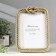 Photo frame Polystone 13x18 cm "Rope with a knot" gold 20.5x15 cm