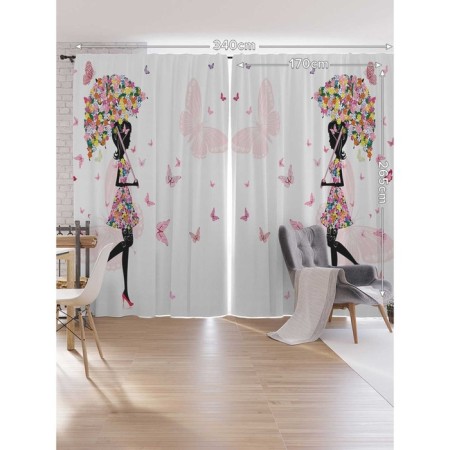 Photostes "Flower weather", oxford, size 170x265 cm, 2 pcs-1