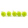 Cargo Cheburashka painted collapsible Yaman 5 pcs., 44 g, yellow