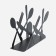 Salvetnik Dolyana "Devices", 13.5 × 4.5 × 9.5 cm, black color