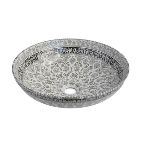 Sink "Marrakesh" 1008g, d = 405 mm, without opening for the mixer, manual painting