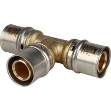 The tee-press Stout SFP-0006-262626, D = 26 mm, brass