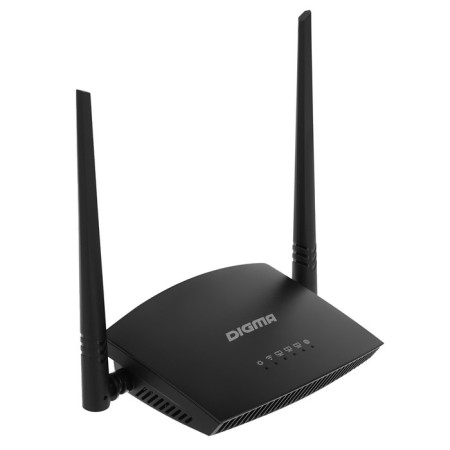 Wireless Digma DWR-N301 N300 10/100Base-TX Black (Pack.: 1pc)-6