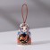 Matryoshka bell, Khokhloma, 5.5 cm