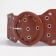 Women's belt, width 10 cm, metal buckle, grirts, redhead