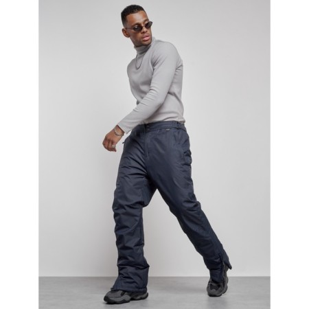 Semi-combinezone ski insulated male winter, size 48, dark blue color-16