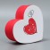 Gift box, packaging, "with love", 16 x 14 x 6 cm