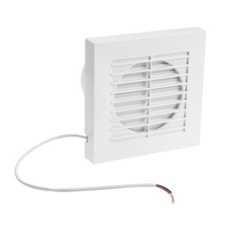 Exhaust Zein Lof-10, D = 100 mm, 220 V, 15 W, with blinds, white-4