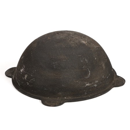 Kazan is cast -iron, 8 l, round bottom, aluminum cover-4