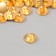 Buttons plastic on midnight "gold" 1.25 cm set 40 pcs