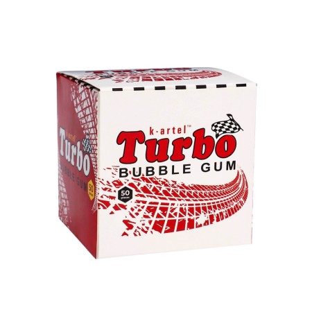 Chewing gum Turbosport Racing, melon, orange, apple, peach, 50*4.5 g-1