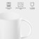 Mug Luminarc EVERYAYDAY, 340 ml, glass -ceramic, white color
