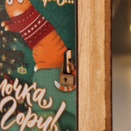 New Year's box-book "cats" 14x12x5 cm-4