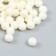 Beads Plastic "Ghee of Milk" Gloss Set 25 grams d = 0.8 cm