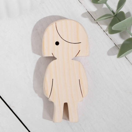 Harvesting for creativity "Figure girl with bangs in front of my eyes" 8x3.7 cm-2