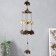 Wind music metal, plastic "Elephant" 5 bells 42 cm