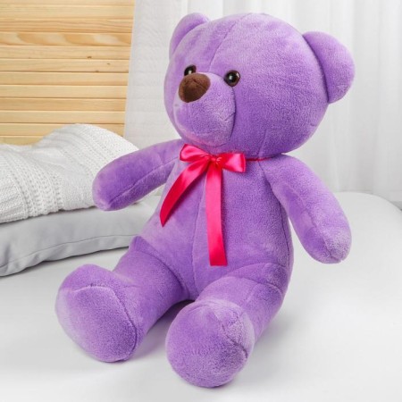 Soft toy "Bear", 65 cm, purple color, mix-2