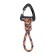 Tourist carbine, with paracord, 18 cm