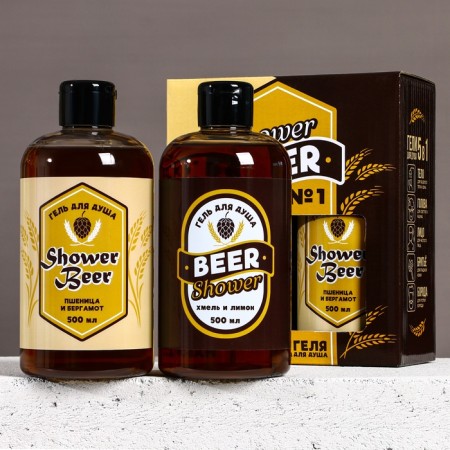 Gift set, shower gel, 2 x 500 ml, pure happiness-1