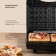 Multipecar Galaxy GL 2959, 800 W, sandwich, grill, Viennese, anti -stick coating, black