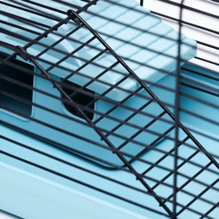 Mini cell for rodents "Pijon" No. 2, equipped, 27 x 15 x 16 cm, turquoise-6