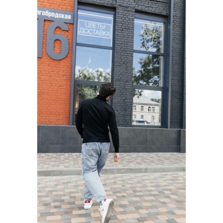 Jumper male ise, size 58, black color-12