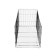 Avlier 6 sections, 64 x 64 cm, black