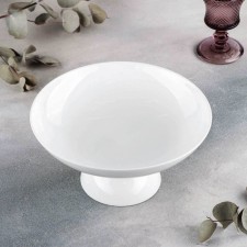 Porcelain vase for fruit Wilmax Olivia, 24 × 11.5 cm, white color