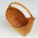 Set of wicker baskets, 21x12x10x26/35.5 cm, 16x9x7.5x20/28 cm, 2 pcs, sequoia