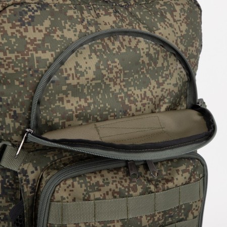 Tactical backpack, TAIF, 45 l, lightning department, 3 outer pockets, camouflage color/green-5