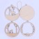 New Year's blanks for creativity. Wooden suspension "New Year! Deer in the forest "