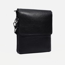 Male bag, black color