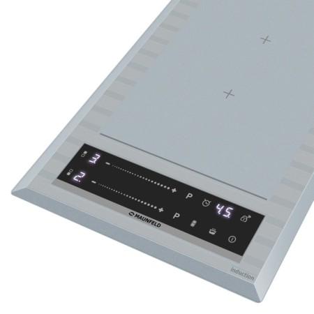 Hlect surface Maunfeld CVI292S2FMBL Lux, induction, 2 burners, sensor, gray-4