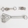 Metal puzzles "Nagget", 3 pieces