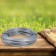 Smooth artificial rattan 6 mm 100 m half a pipe (silver metallic)